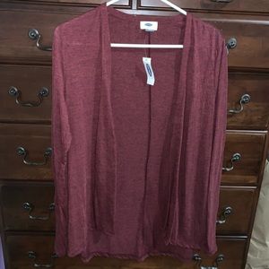 Old Navy Red Cardigan